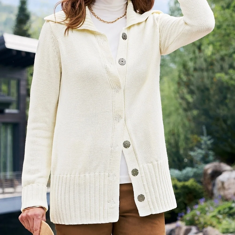 *FIRM PRICE* NWT - Soft Surroundings Trinity Cardigan Longline Sweater